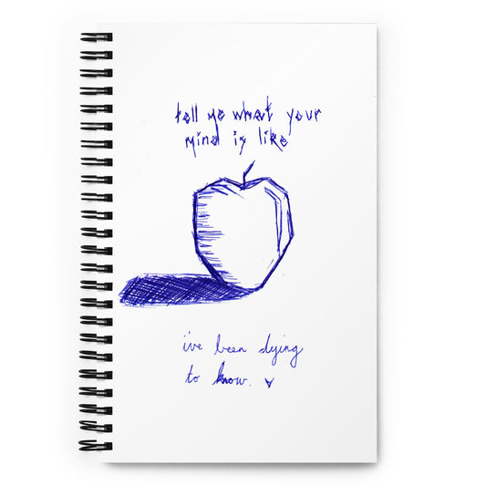 Tell Me What Your Mind Is Like | Spiral notebook